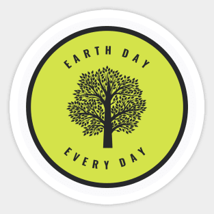 Earth Day Every Day Sticker